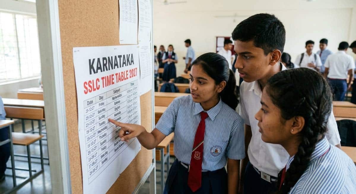Karnataka SSLC 10th Final Time Table 2027 Out @ kseab.karnataka.gov.in